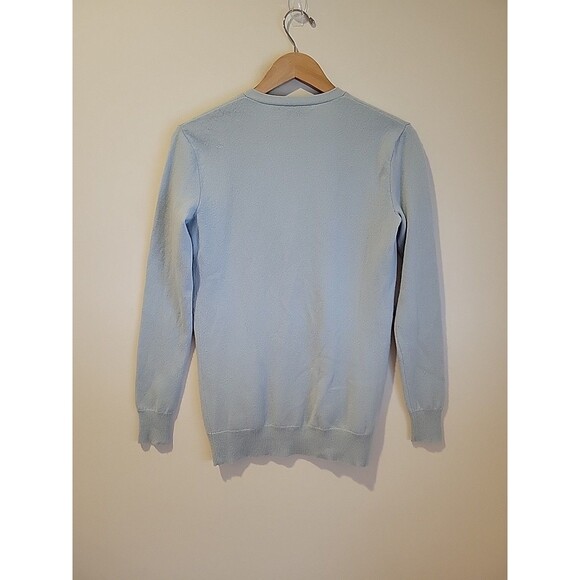 VTG Ralph Lauren Blue Label 100% Cashmere Cardigan Long Sleeve Blue Women's M - Picture 5 of 9